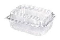 POSUDA PET 1500 PRAVOUGAONA POVISENA 1 CM 100KOM